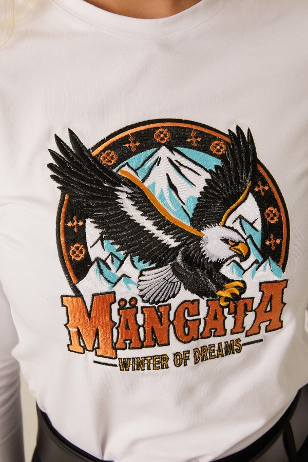 CAMISETA BORDADO AGUILA - MANGATA