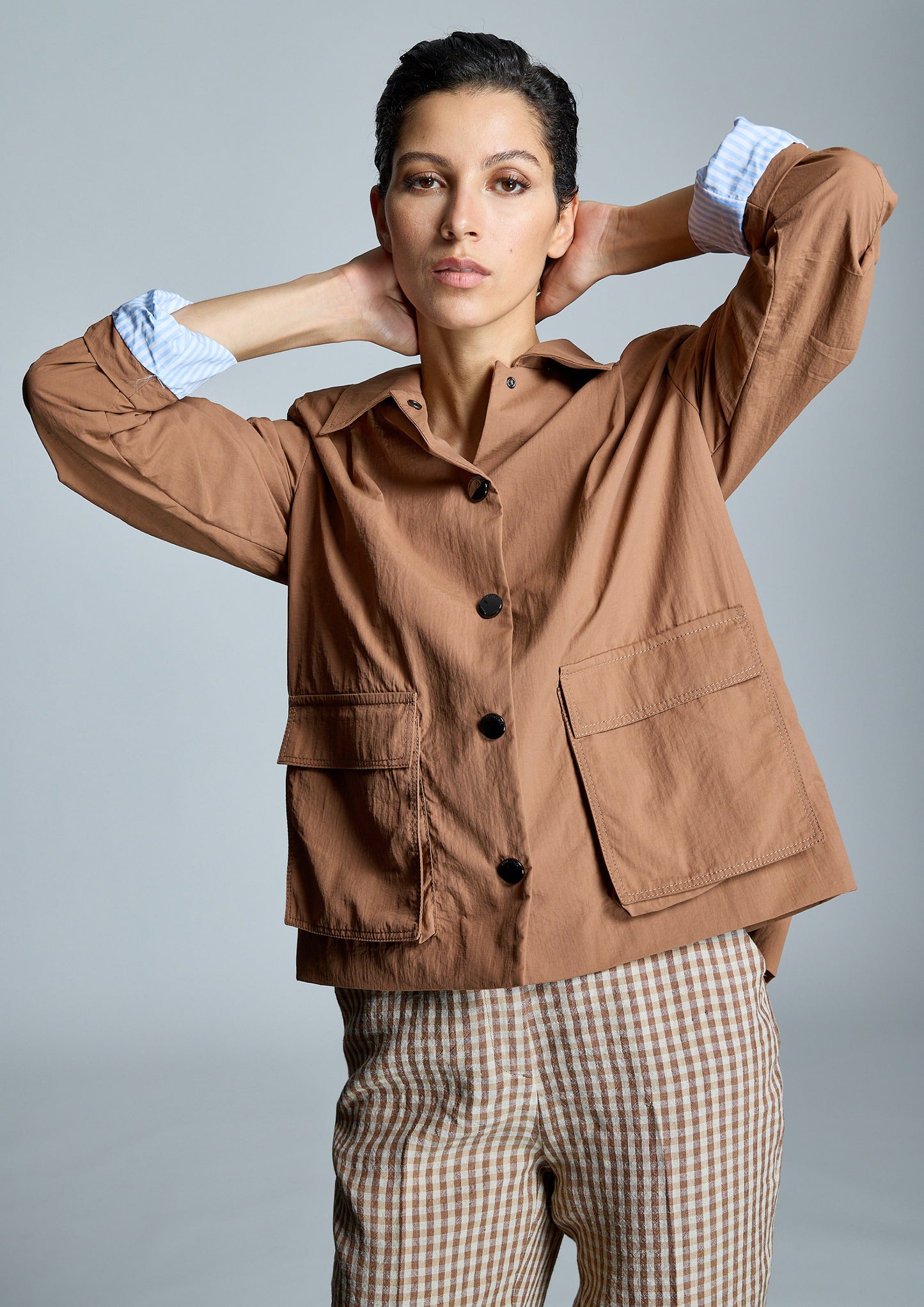 CAZADORA BOTÓN PLATA - ALBA CONDE