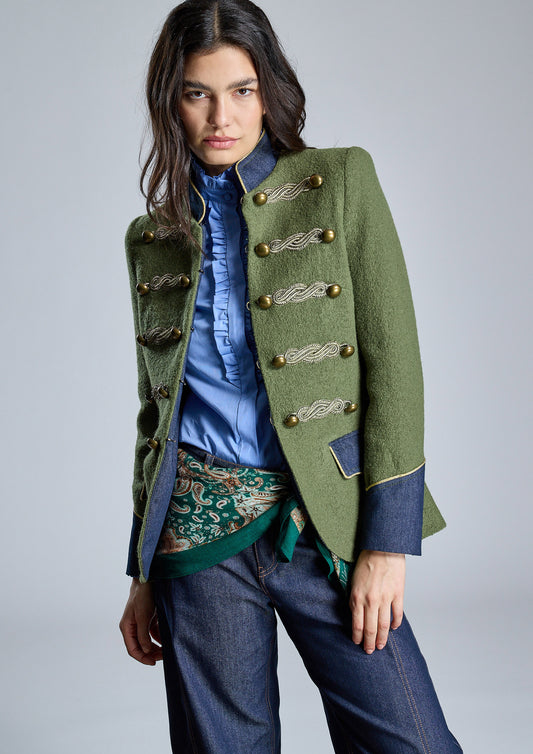 CHAQUETA ESTILO MILITAR - ALBA CONDE