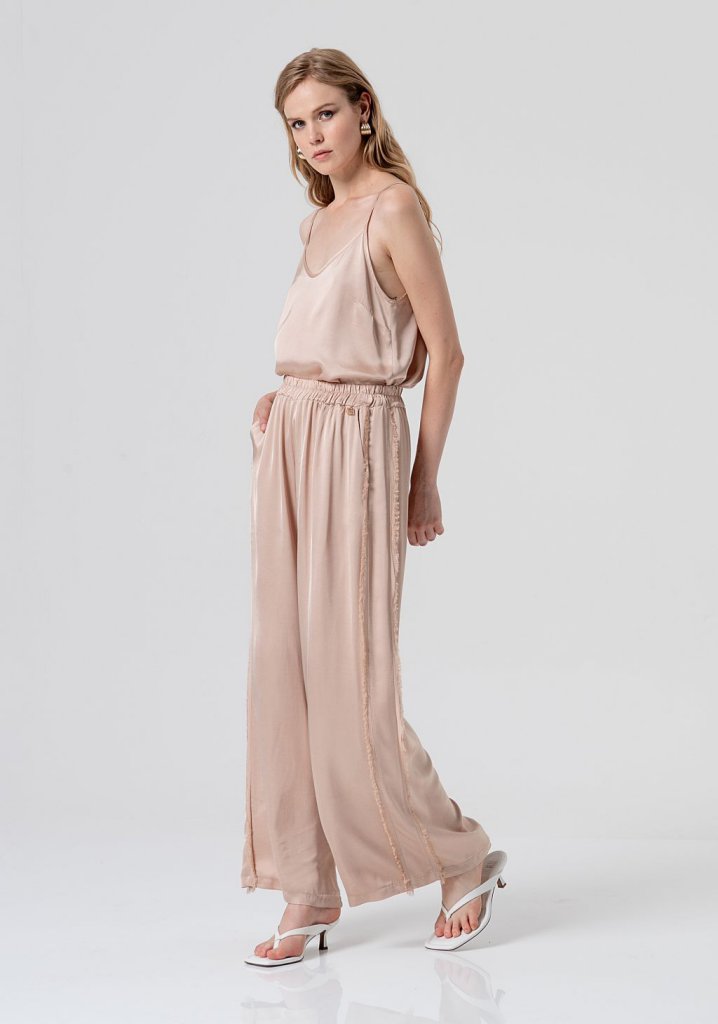 PANTALÓN VISCOSA PALAZZO - FRACOMINA