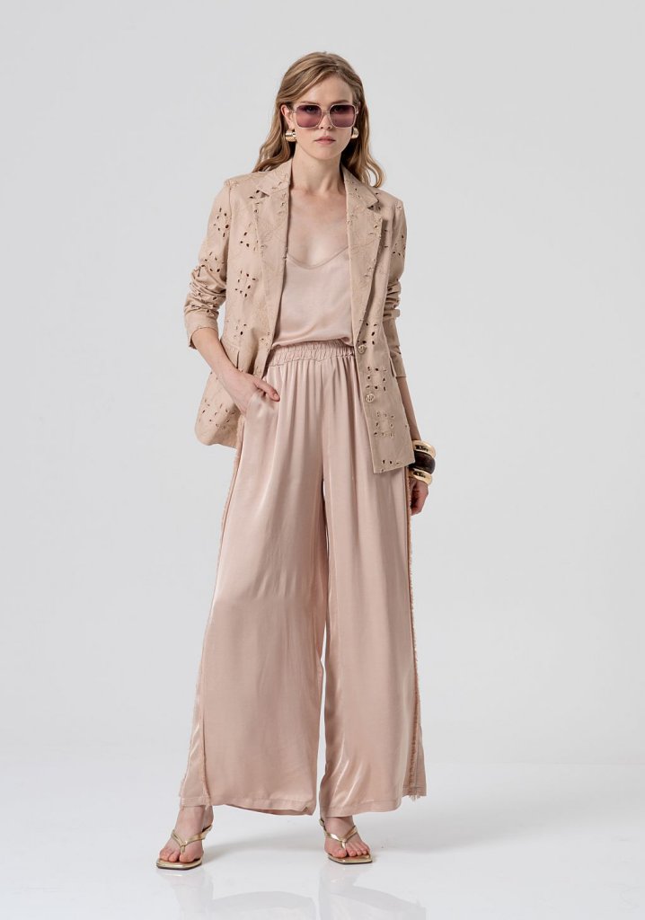 PANTALÓN VISCOSA PALAZZO - FRACOMINA