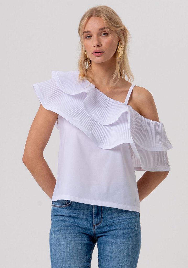TOP PLISSE - FRACOMINA