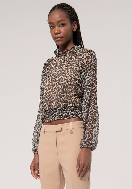 BLUSA ANIMAL PRINT - FRACOMINA