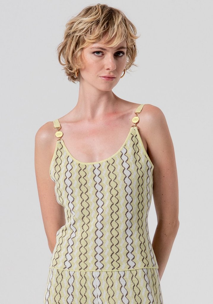 TOP MULTICOLOR PUNTO - FRACOMINA