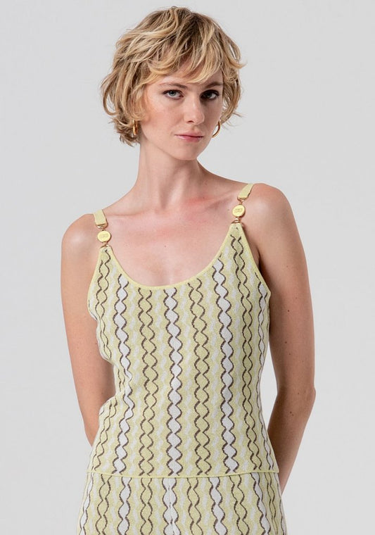 TOP MULTICOLOR PUNTO - FRACOMINA