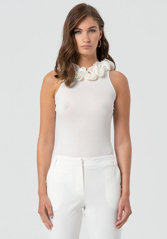 BODY VOLANTE CUELLO - FRACOMINA