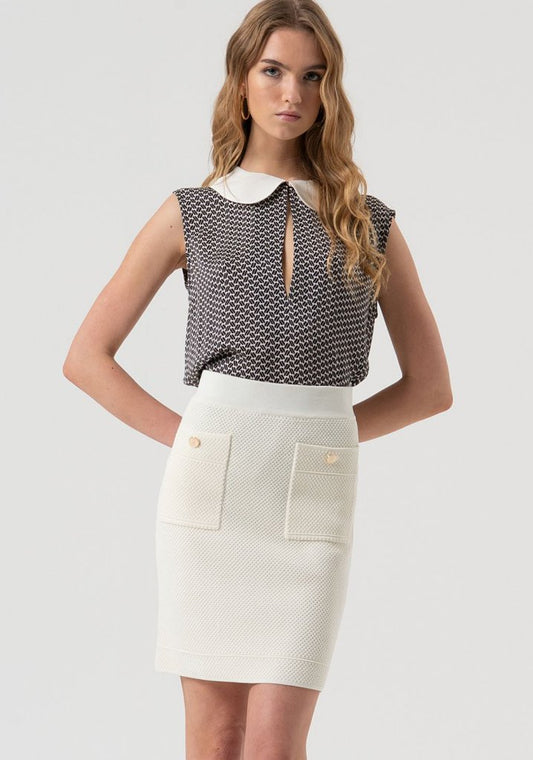 FALDA MINI LANA - FRACOMINA