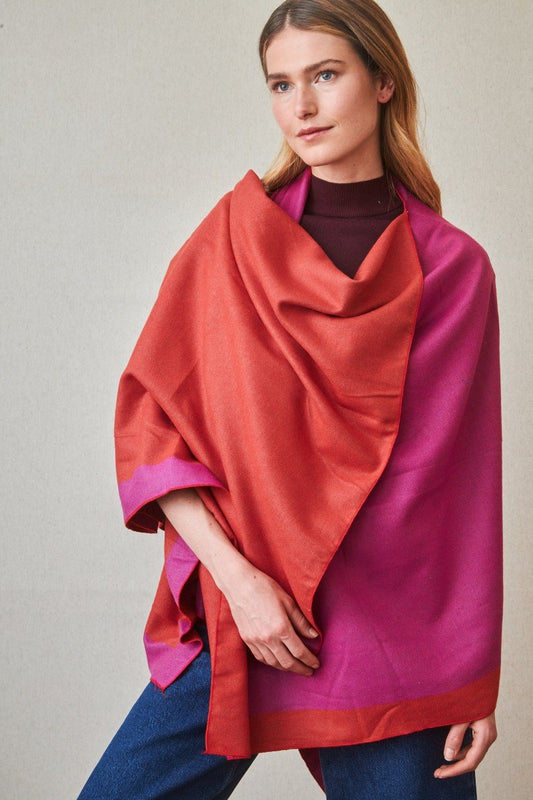 PONCHO DUO COLORES - LATIDO
