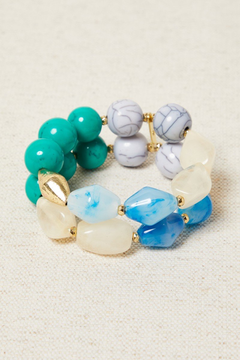 PULSERA DOBLE RESINA - LATIDO