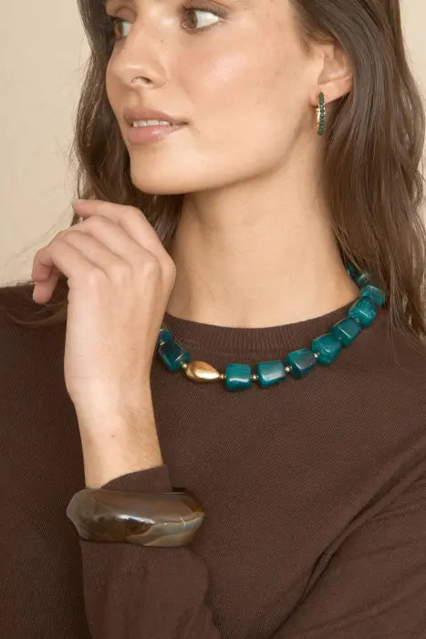 PULSERA RESINA ONDULADA - LATIDO