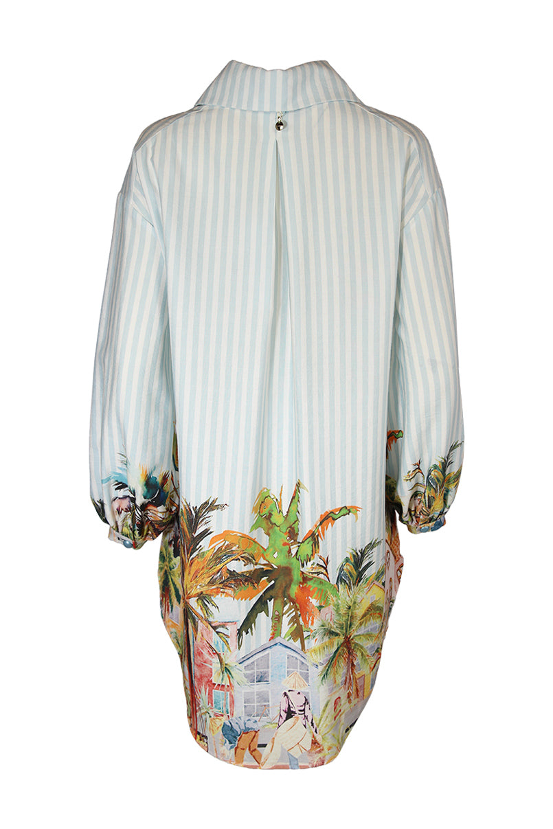 BLUSA ESTAMPADO TROPICAL - SAHOCO