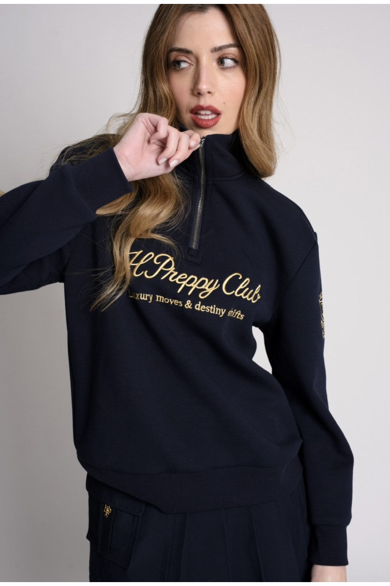 SUDADERA COLLEGE -HIGHLY PREPPY