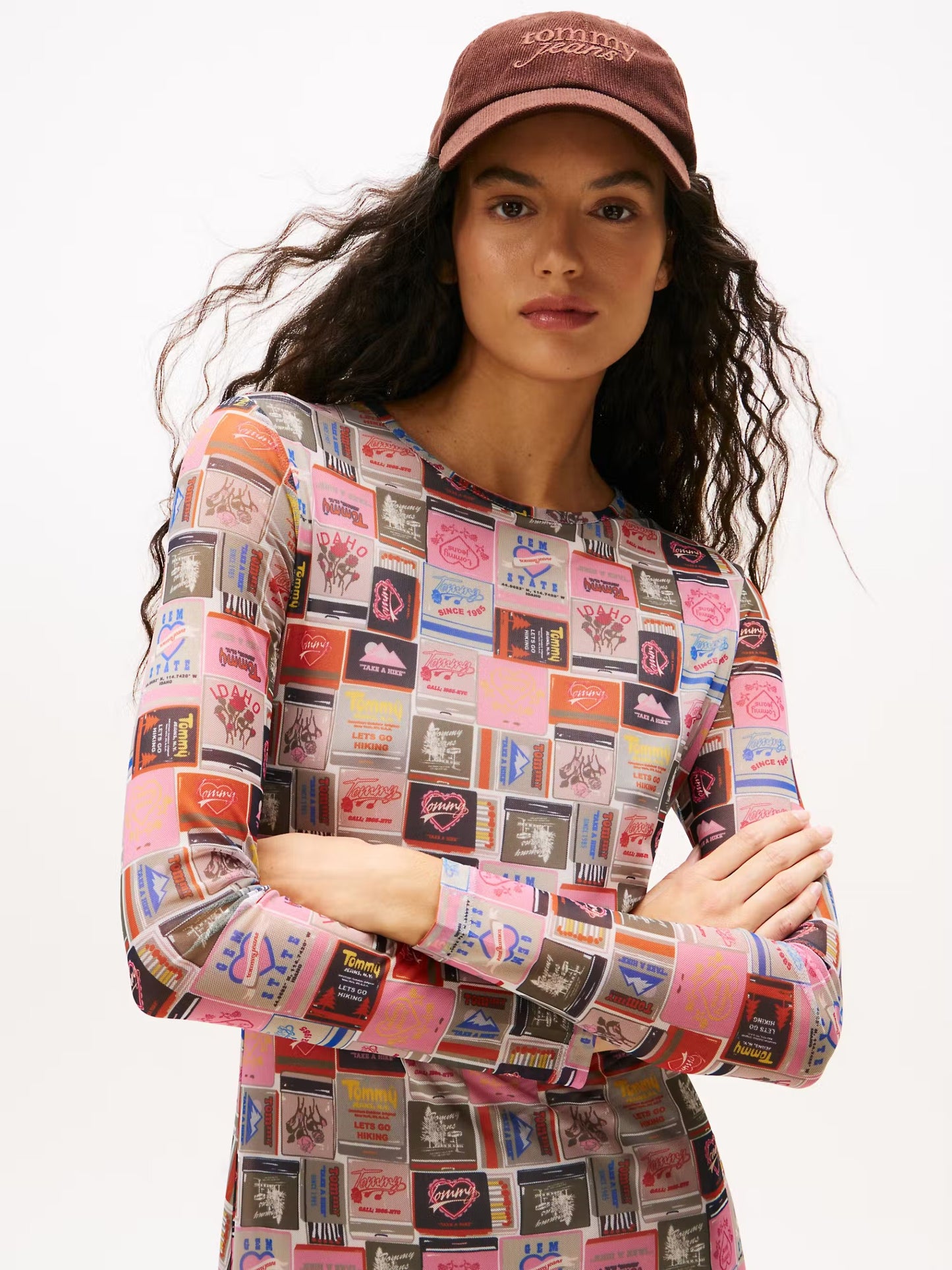 VESTIDO MESH MIDI - TOMMY JEANS