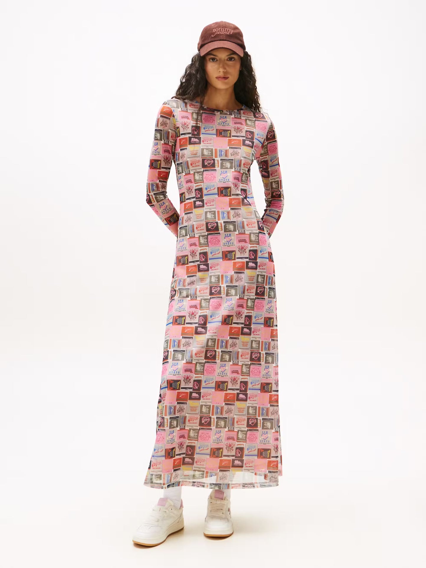 VESTIDO MESH MIDI - TOMMY JEANS