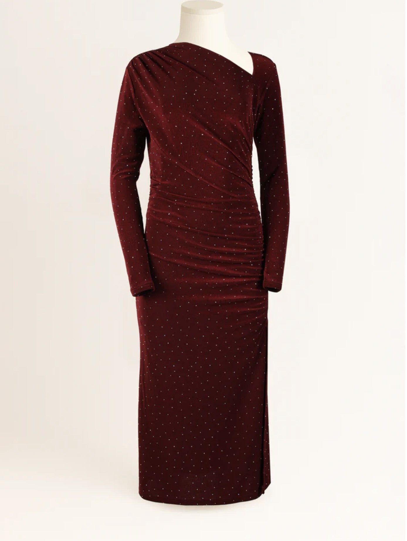 VESTIDO TERCIOPELO STRASS - SAHOCO