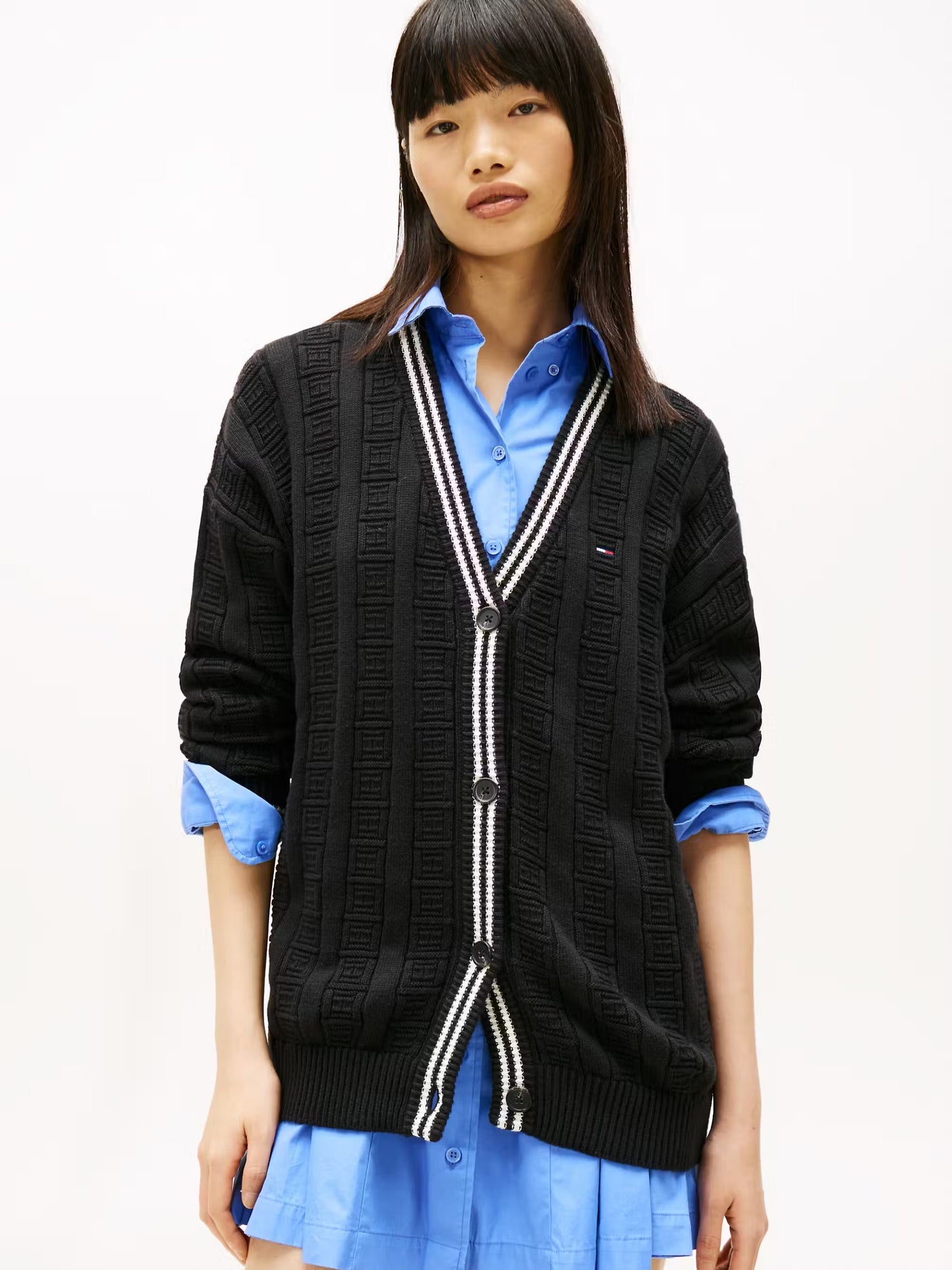 CARDIGAN BORDADO BANDERA - TOMMY JEANS