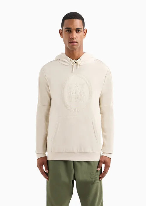 Sudadera Beige Capucha - Armani