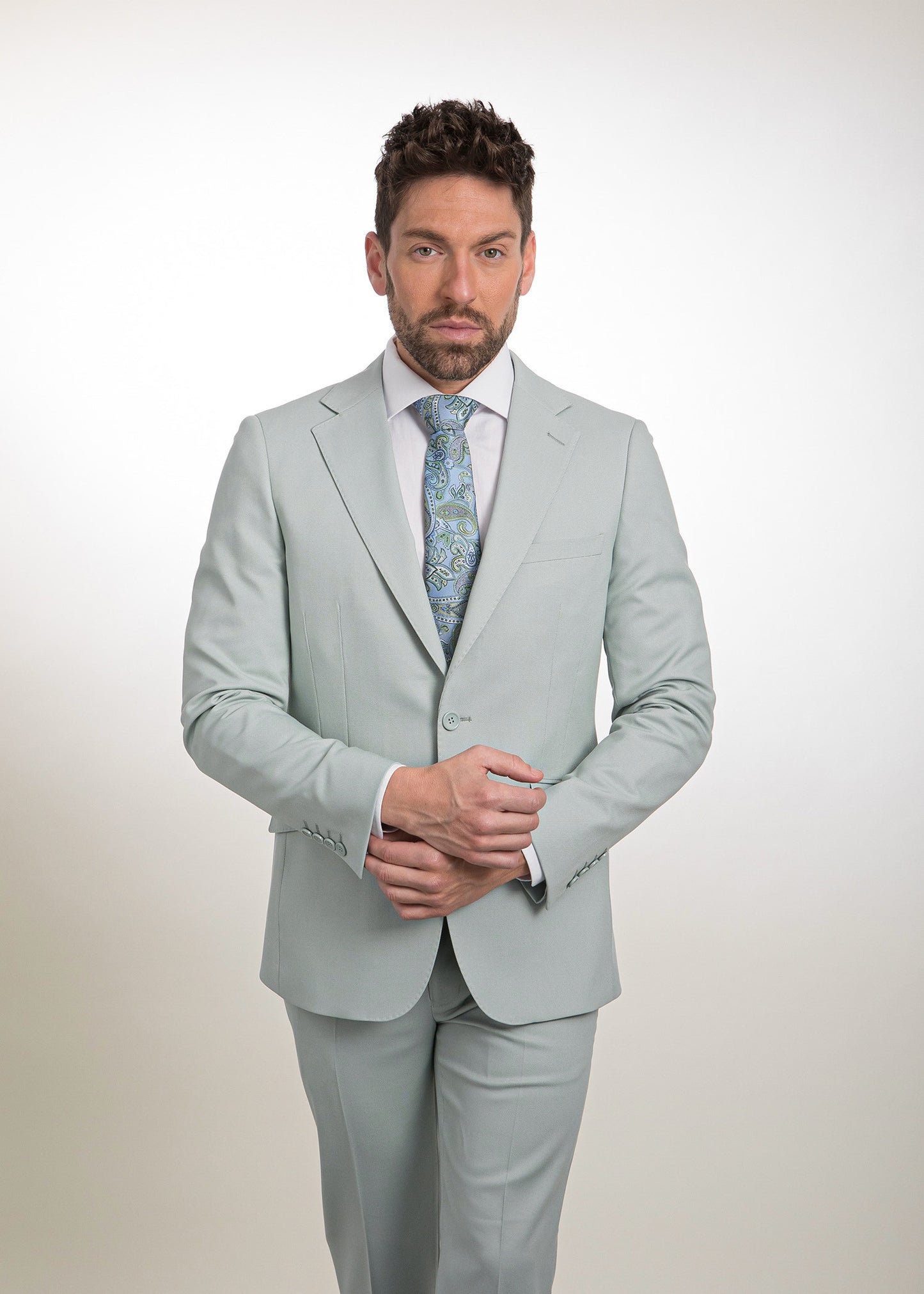 TRAJE NIZA AZUL CIELO - LINO CLEMENTE